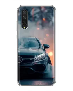 Чохол для Xiaomi Mi 9 Lite з картинкою «Mercedes — нічне місто»
