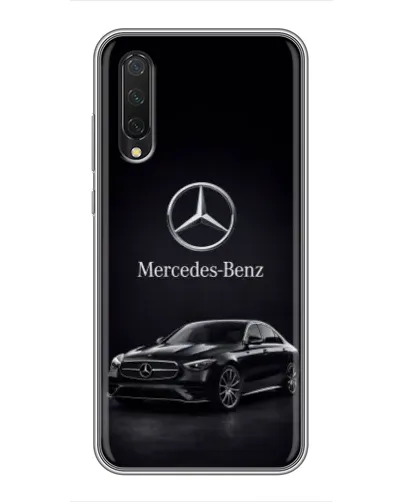 Чехол для Xiaomi Mi 9 Lite с картинкой «Mercedes — решетка радиатора»