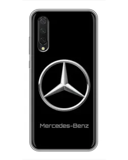 Чехол для Xiaomi Mi 9 Lite с картинкой «Mercedes Silver Logo»