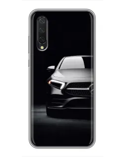 Чехол для Xiaomi Mi 9 Lite с картинкой «Свет фар Mercedes»