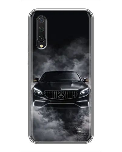 Чехол для Xiaomi Mi 9 Lite с картинкой «Mercedes в дыму»