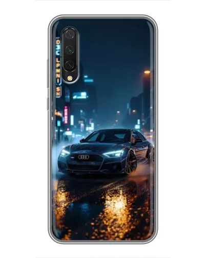 Чехол для Xiaomi Mi 9 Lite с картинкой «Ночной город и Audi» Чехол для Xiaomi Mi 9 Lite с картинкой «Ночной город и Audi»