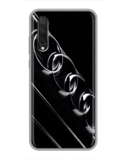 Чехол для Xiaomi Mi 9 Lite с картинкой «Audi — абстрактные кольца»