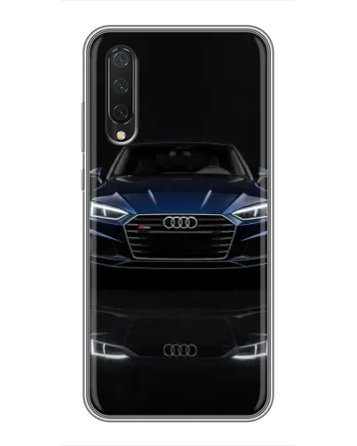 Чехол для Xiaomi Mi 9 Lite с картинкой «Audi — ночное отражение» Чехол для Xiaomi Mi 9 Lite с картинкой «Audi — ночное отражение»