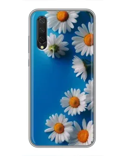 Чехол для Xiaomi Mi 9 Lite с картинкой «Белоснежные маргаритки»