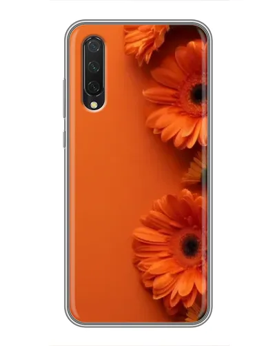 Чехол для Xiaomi Mi 9 Lite с картинкой «Оранжевые герберы»