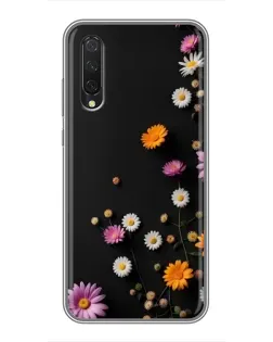 Чехол для Xiaomi Mi 9 Lite с картинкой «Цветочная композиция»