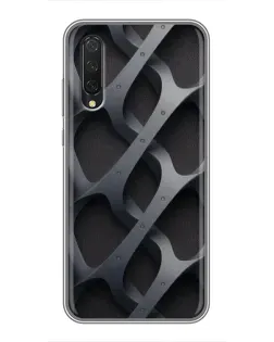 Чехол для Xiaomi Mi 9 Lite с картинкой «Объемное серое плетение»