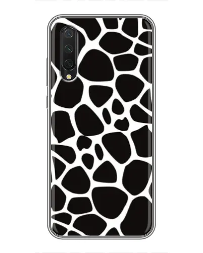 Чехол для Xiaomi Mi 9 Lite с картинкой «Черно-белый жираф»