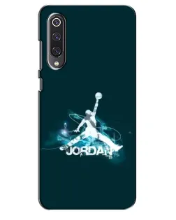 Чехол для Xiaomi Mi 9 SE с картинкой «Jordan Blue Fire»