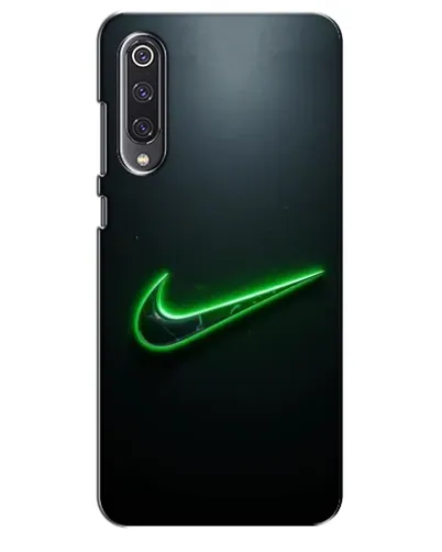 Чехол для Xiaomi Mi 9 SE с картинкой «Неоновый контур Nike»