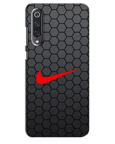 Чехол для Xiaomi Mi 9 SE с картинкой «Nike — карбоновая сетка»