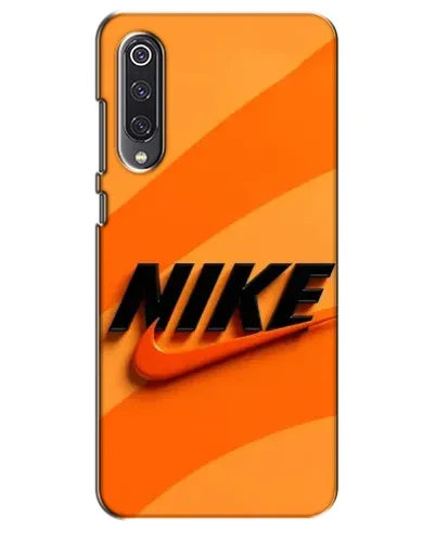 Чехол для Xiaomi Mi 9 SE с картинкой «Оранжевый драйв Nike»