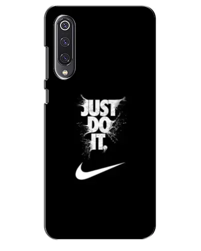 Чехол для Xiaomi Mi 9 SE с картинкой «Текстовый принт Nike»