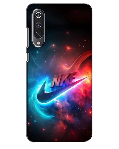 Чехол для Xiaomi Mi 9 SE с картинкой «Огненный логотип Nike»