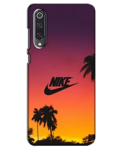 Чехол для Xiaomi Mi 9 SE с картинкой «Nike на закате солнца»
