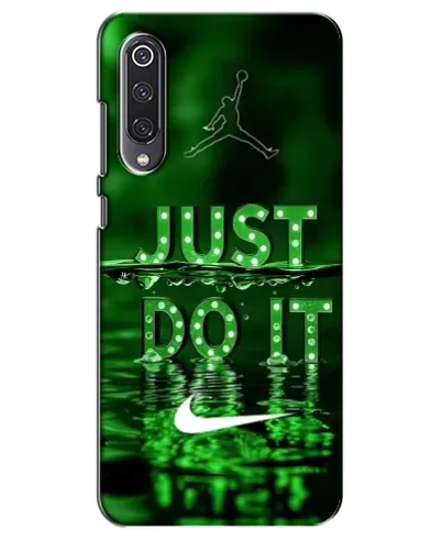 Чехол для Xiaomi Mi 9 SE с картинкой «Зеленый неоновый Nike»