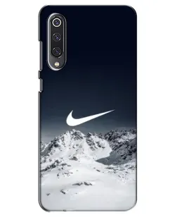 Чехол для Xiaomi Mi 9 SE с картинкой «Nike — зимние горы» Чехол для Xiaomi Mi 9 SE с картинкой «Nike — зимние горы»