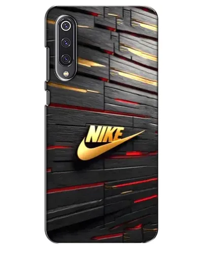 Чехол для Xiaomi Mi 9 SE с картинкой «Золотой Nike на металле»