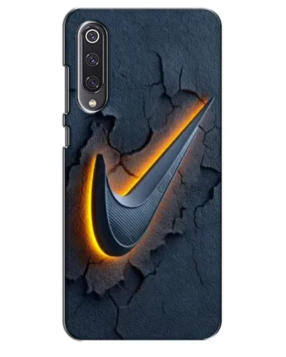 Чехол для Xiaomi Mi 9 SE с картинкой «Объемный логотип Найк»