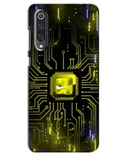 Чехол для Xiaomi Mi 9 SE с картинкой «Nike — золотая искра» Чехол для Xiaomi Mi 9 SE с картинкой «Nike — золотая искра»