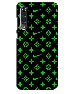 Чехол для Xiaomi Mi 9 SE с картинкой «Неоновый принт LV»