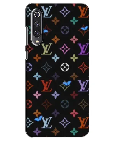 Чехол для Xiaomi Mi 9 SE с картинкой «Цветная монограмма LV»