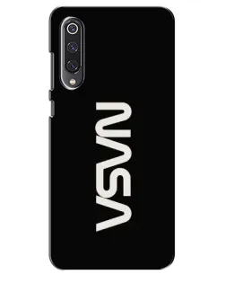 Чехол для Xiaomi Mi 9 SE с картинкой «NASA — вертикальный логотип»