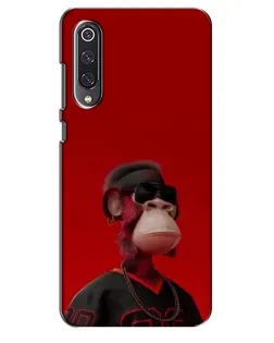 Чехол для Xiaomi Mi 9 SE с картинкой «Bored Ape в красном» Чехол для Xiaomi Mi 9 SE с картинкой «Bored Ape в красном»