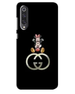 Чехол для Xiaomi Mi 9 SE с картинкой «Минни Маус на лого»