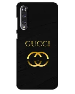 Чехол для Xiaomi Mi 9 SE с картинкой «Золотой логотип Gucci»