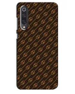 Чехол для Xiaomi Mi 9 SE с картинкой «Gucci — золотые диагонали»
