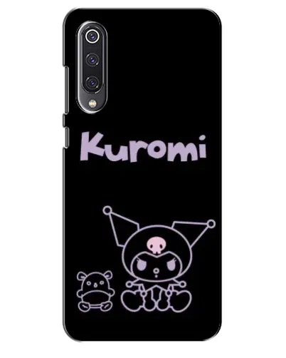 Чехол для Xiaomi Mi 9 SE с картинкой «Kuromi — черный минимализм»