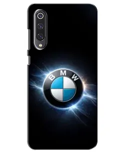 Чехол для Xiaomi Mi 9 SE с картинкой «BMW — неоновое сияние»