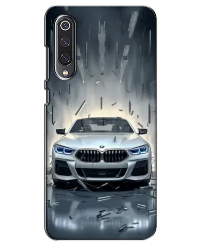 Чехол для Xiaomi Mi 9 SE с картинкой «BMW в свете фар»