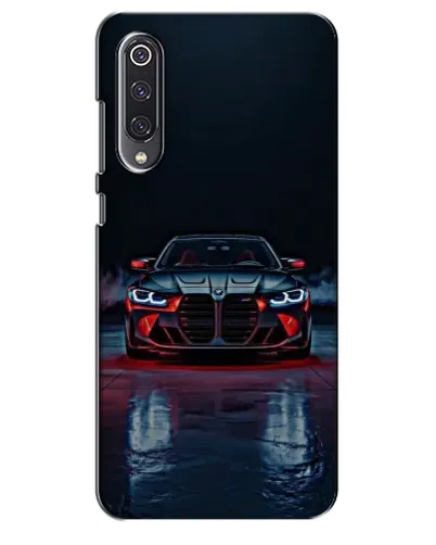 Чехол для Xiaomi Mi 9 SE с картинкой «BMW на мокрой дороге»