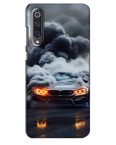 Чехол для Xiaomi Mi 9 SE с картинкой «BMW в дыму»