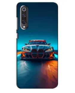 Чехол для Xiaomi Mi 9 SE с картинкой «BMW — огни неона» Чехол для Xiaomi Mi 9 SE с картинкой «BMW — огни неона»