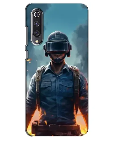 Чехол для Xiaomi Mi 9 SE с картинкой «PUBG — реалистичный герой»