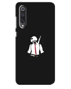 Чехол для Xiaomi Mi 9 SE с картинкой «PUBG — силуэт воина»