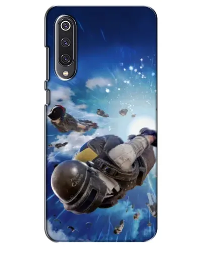 Чехол для Xiaomi Mi 9 SE с картинкой «Десант PUBG — прыжок»