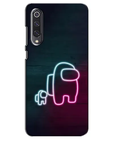 Чехол для Xiaomi Mi 9 SE с картинкой «Among Us неон-арт» Чехол для Xiaomi Mi 9 SE с картинкой «Among Us неон-арт»