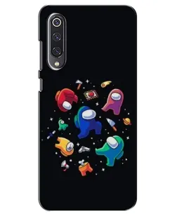 Чехол для Xiaomi Mi 9 SE с картинкой «Among Us космос»