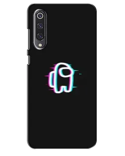 Чехол для Xiaomi Mi 9 SE с картинкой «Among Us неон»