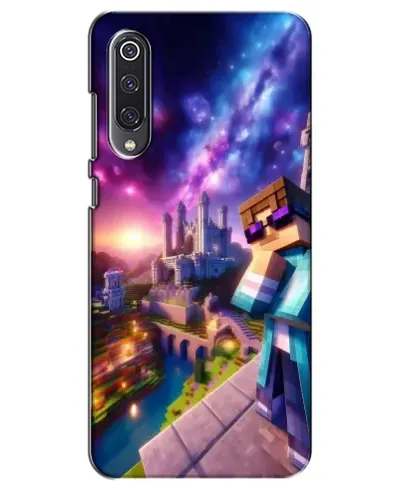 Чехол для Xiaomi Mi 9 SE с картинкой «Стив и космос»