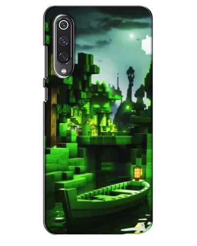 Чехол для Xiaomi Mi 9 SE с картинкой «Minecraft лесной пейзаж»