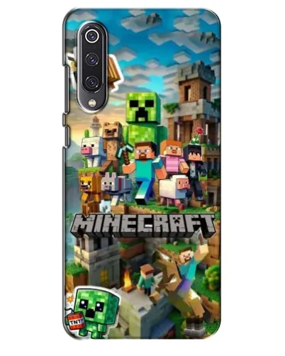 Чехол для Xiaomi Mi 9 SE с картинкой «Замок Minecraft»