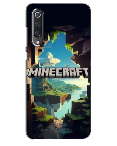 Чехол для Xiaomi Mi 9 SE с картинкой «Пещера Майнкрафт»
