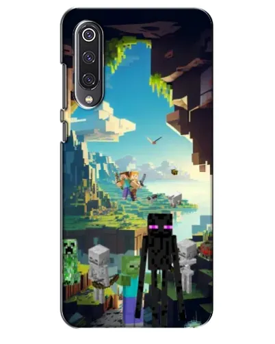 Чехол для Xiaomi Mi 9 SE с картинкой «Эндермен в лесу»