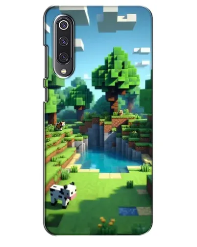 Чехол для Xiaomi Mi 9 SE с картинкой «Minecraft летний день»
